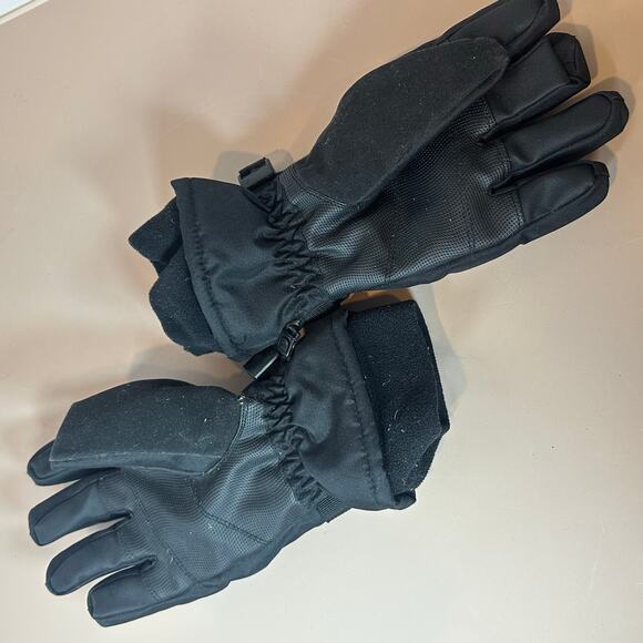 Carhartt Black Gray Gloves Men's Adult XL A511 Waterproof Insulated - Picture 3 of 9